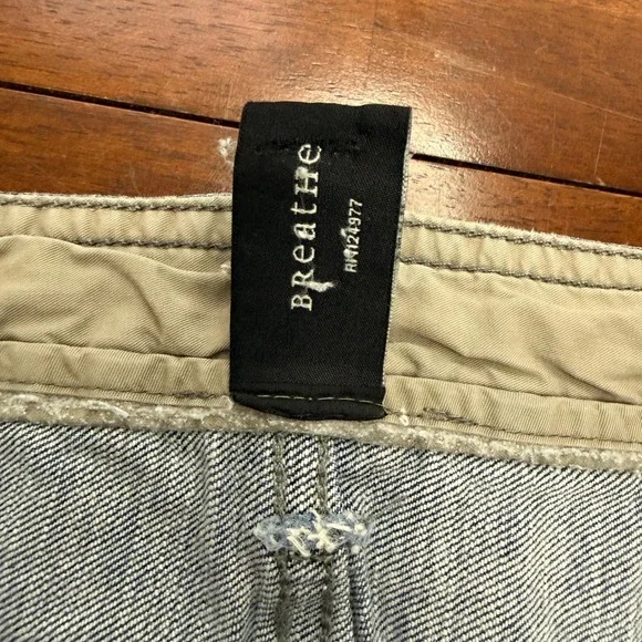 prAna Breathe Men's Jeans Size 34 Blue Denim Relaxed Fit Cotton Spandex Blend - Picture 7 of 14